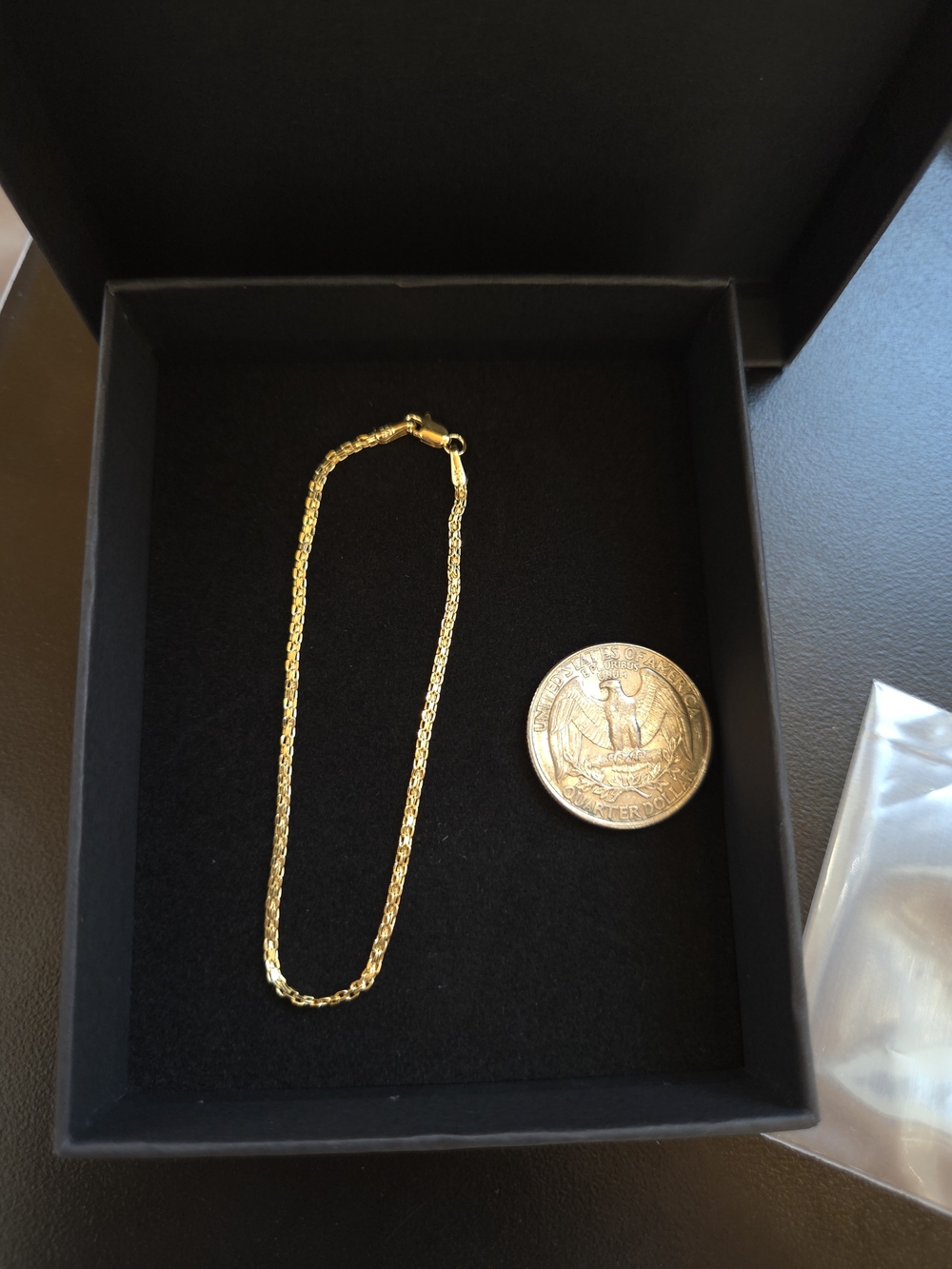 18k Solid Gold Bismark Chain Bracelet